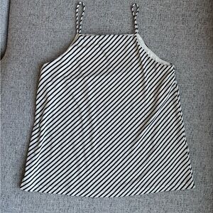 H&M Black and White Striped Camisole